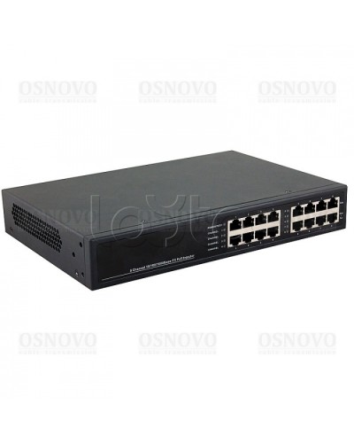 PoE-инжектор Gigabit Ethernet на 8 портов OSNOVO Midspan-8/150RG в Октябрьском Блоки питания для кожухов и камер Pintop.ru