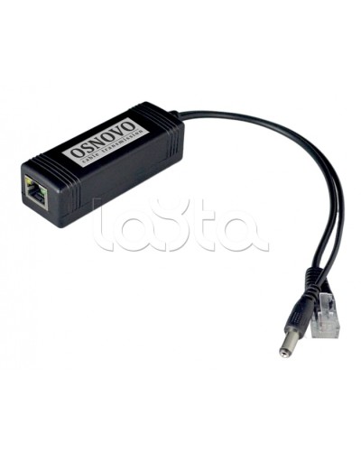 PoE-сплиттер OSNOVO PoE Splitter/2 в Октябрьском Блоки питания для кожухов и камер Pintop.ru