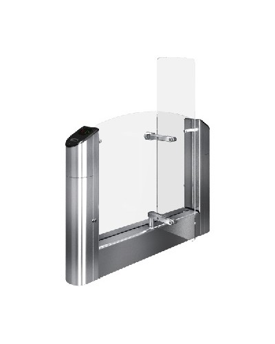 Модуль турникета крайний с высокими створками и картоприемником Oxgard Praktika T-04-SMTК-R-660 (EM-Marine) в Октябрьском Турникеты Pintop.ru