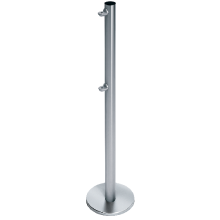 Стойка ограждения с 2-мя полупетлями односторонняя передвижная Oxgard ВЗР2442.09.10