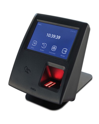 Биометрический терминал учета рабочего времени PERCo- CR11.1K в Октябрьском Контроллеры Pintop.ru