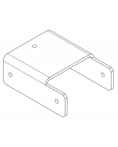 Накладка прямая нижняя PERCo-MB-16.4 в Октябрьском Дополнительное оборудование для СКУД Pintop.ru