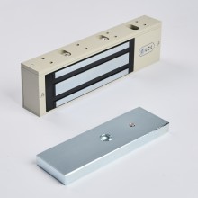 R-Lock RL-EM500-L0G - Электромагнитный замкок, 500кг, DC12/24B, цвет серый, RAL7032 (галечный серый)