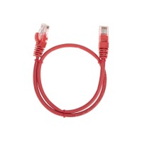 Патч-корд U/UTP, CAT 5e, RJ45-RJ45, 26AWG, LSZH, красный, 0,5м REXANT 02-0103-05