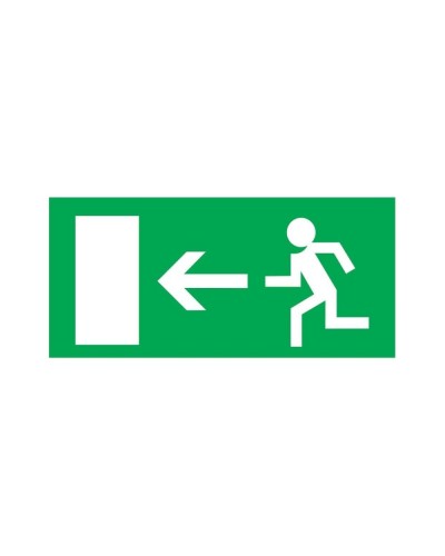 Эвакуационный знак Направление к эвакуационному выходу налево100*300 мм (5шт/упак) REXANT (56-0026) в Октябрьском Дополнительное оборудование для ОПС Pintop.ru