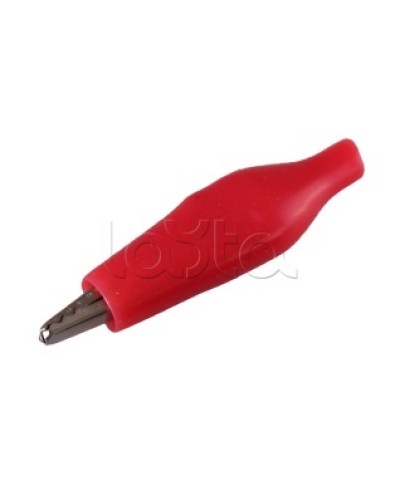 Зажим крокодил 5А 56мм в изоляторе (200шт/уп) REXANT 16-0003 в Октябрьском Коннекторы Pintop.ru