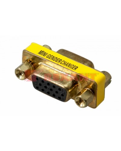 Переходник гн.VGA - гн.VGA GOLD (10шт/уп) REXANT 17-6817 в Октябрьском Коннекторы Pintop.ru