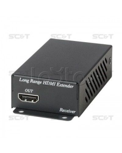 Приёмник HDMI-сигнала по одному кабелю витой пары SC&T HE02ER в Октябрьском Видеоусилители, Модуляторы, Делители Pintop.ru