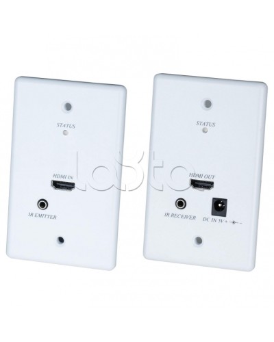 Комплект передачи HDMI с обратным ИК-повторителем SC&T HW01 в Октябрьском Видеоусилители, Модуляторы, Делители Pintop.ru