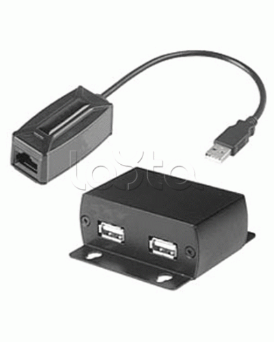 Удлинитель клавиатуры и мыши по витой паре SC&T KM03 в Октябрьском Видеоусилители, Модуляторы, Делители Pintop.ru