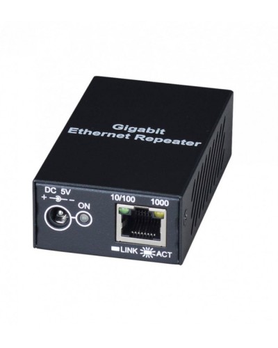 Повторитель Gigabit Ethernet для увеличения расстояния передачи до 120м SC&T SR01X в Октябрьском Системы видеонаблюдения Pintop.ru