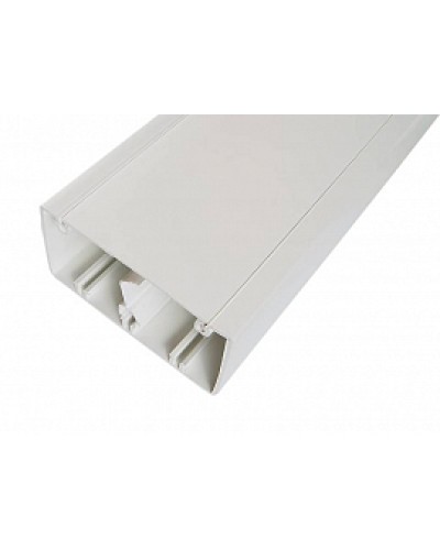 Кабельный канал с крышкой100х50х2000мм (белый) SPL 100001S в Октябрьском Кабель-канал Pintop.ru