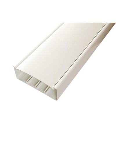 Кабельный канал с крышкой 130х50х2000мм (белый) SPL (130001S) в Октябрьском Кабель-канал Pintop.ru