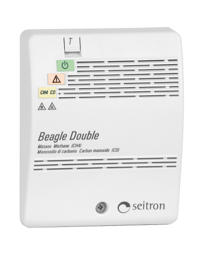 Комбинированный сигнализатор на природный и угарный газ (CH4 и CO) Seitron RGDCM0MP1 Beagle Double в Октябрьском Технологические извещатели Pintop.ru