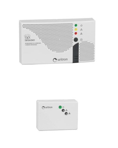 Комплект сигнализаторов на угарный и природный газ Seitron RGDCO0MP1+SGAMET в Октябрьском Технологические извещатели Pintop.ru