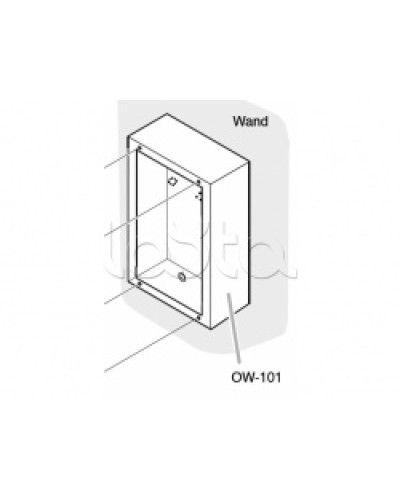 Коробка накладная TOA OW-101 в Октябрьском Аксессуары для СОУЭ Pintop.ru