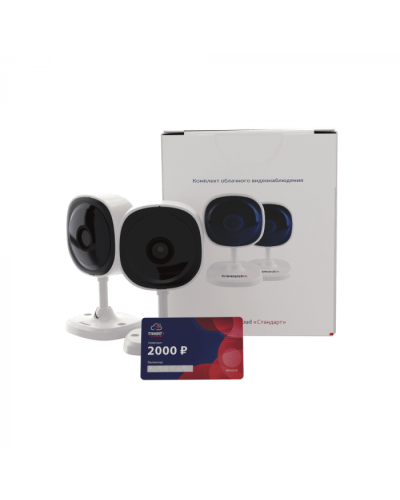 Комплект облачного видеонаблюдения TRASSIR 2TRCloud2000 в Октябрьском IP-камеры Pintop.ru