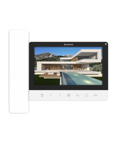 Монитор Tantos LOKI HD SE (White) XL в Октябрьском Абонентские IP устройства Pintop.ru