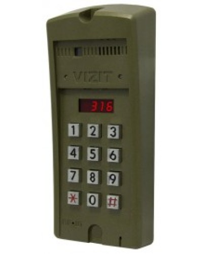 Блок вызова для совместной работы с БУД-302 Vizit БВД-316R в Октябрьском Блоки вызова многоабонентные Pintop.ru