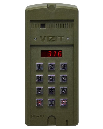 Блок вызова для совместной работы с БУД-302 Vizit БВД-316RCP в Октябрьском Блоки вызова многоабонентные Pintop.ru