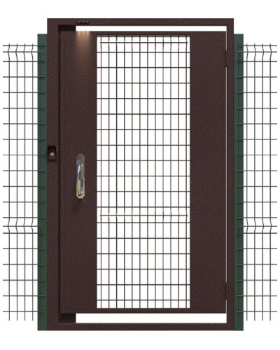 Калитка Стальная Наружная VIZIT-KСН-12-Пр в Октябрьском Калитки Pintop.ru