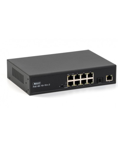 Коммутатор Бастион SKAT PoE-8E-1G-1S v.2 в Октябрьском Коммутаторы Pintop.ru