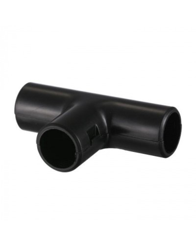 Тройник (2 част.) для труб D25мм (черный)Экопласт (41325-BL) - TI20G Тройник (2 част.) для труб D25мм, цвет чёрныйЭкопласт в Октябрьском Повороты, муфты, тройники Pintop.ru