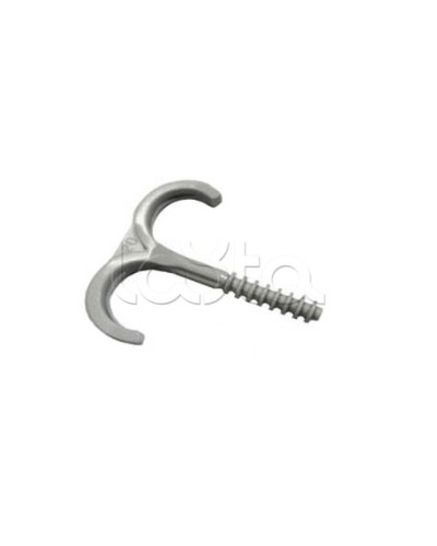 Держатель (клипса) F типа двойнаядля труб D16-20 мм Экопласт 41826 в Октябрьском Держатели, клипсы, скобы Pintop.ru