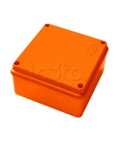 Коробка огнестойкая 100х100х55, 5P, (2,5-16 мм2), без галогена Экопласт 42037HF в Октябрьском Коробки (ОКЛ) Экопласт Pintop.ru