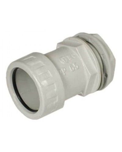 Муфта «труба-коробка» D25 мм , без галогена Экопласт 42725HF в Октябрьском Аксессуары для труб (ОКЛ) Экопласт Pintop.ru