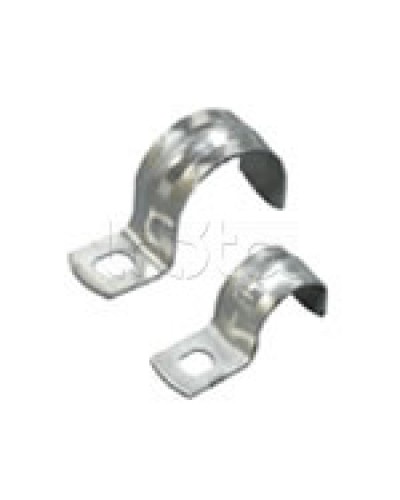Скоба оцинкованная с одним отверстием для трубы D16мм, м.о. 6,5-5,0мм (1уп=100шт) Экопласт (43716P) в Октябрьском Держатели, клипсы, скобы Pintop.ru