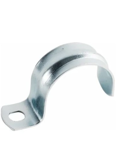 Скоба оцинк. с одним отверстием, для трубы D32мм (100 шт/уп) Экопласт (43732) - Скоба оцинкованная с одним отверстием, для трубы D32мм Экопласт в Октябрьском Держатели, клипсы, скобы Pintop.ru