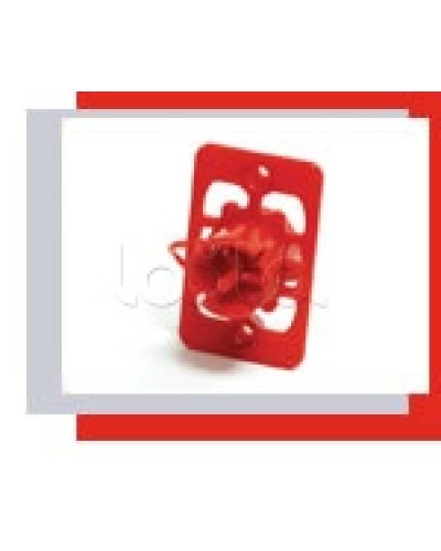 Втулка концевая для заливки в бетон 20/32мм (красный) Экопласт 44608 в Октябрьском Крепежные изделия Pintop.ru