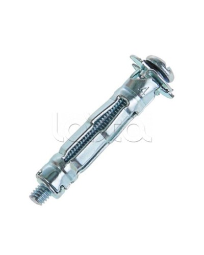 Дюбель металлический Молли с винтом 4x6x38 (250шт) Экопласт (47235) в Октябрьском Крепеж: Дюбели, шурупы, саморезы Pintop.ru