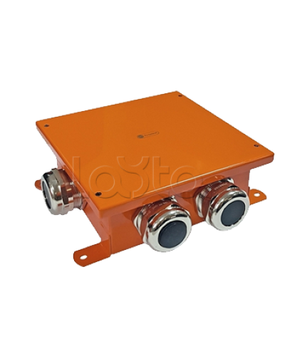 SMB120 Коробка металлическая, огн. E-110,о/п 120х120х60, 4 метал. гермоввода, IP66, 4P, (2,5-25 мм2), цвет оранж. Экопласт (56514) в Октябрьском Коробки (ОКЛ) Экопласт Pintop.ru