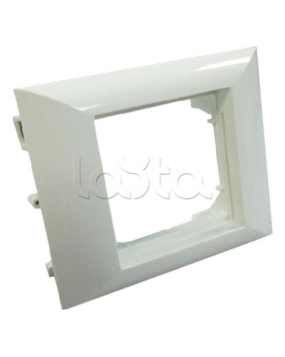 Суппорт для розетки 45х45 на 2 модуля для кабель-канала серии ARC-LAN Экопласт 573909 в Октябрьском Аксессуары для кабель-канала Pintop.ru