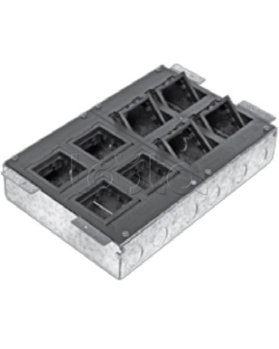 Люк в пол на 8 модулей с суппортом и коробкой Экопласт 70083 в Октябрьском Системы лючков и колонн Pintop.ru