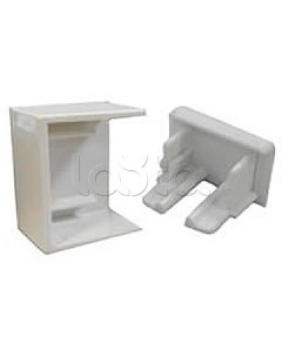 Заглушка для кабель-канала МЕХ, для сечения 40x40 Экопласт 72809 в Октябрьском Аксессуары для кабель-канала Pintop.ru