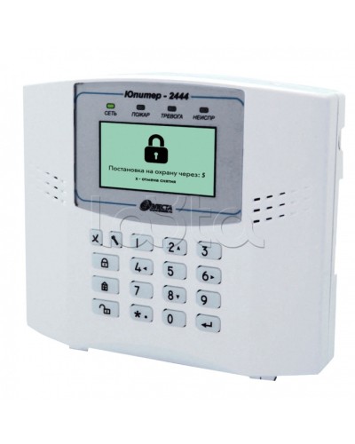 Устройство оконечное объектовое Элеста Юпитер-2444 (УОО Юпитер-4 IP/GPRS, ЖК-экран) в Октябрьском Приемно-контрольные приборы Pintop.ru
