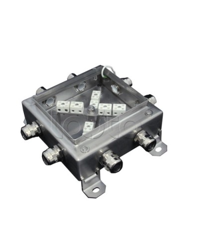 Коробка монтажная огнестойкая Гефест КМ-О (16к*10,0)-IP66 1515нерж, 8 вводов в Октябрьском Распределительные коробки Pintop.ru