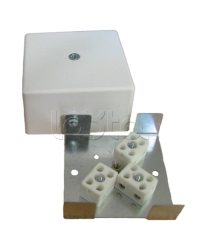 Коробка монтажная огнестойкая КМ-О (6к)-IP41 72x72 Гефест (100 шт/уп) в Октябрьском Распределительные коробки Pintop.ru