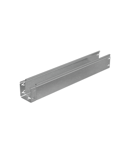 Лоток неперфорированный 100х100х1,5 L4000 мм Быстрый монтаж ПЛЮС HD85 КМ-профиль (LNplus100-100-1.5-4000 HD85) в Октябрьском Кабельные лотки Pintop.ru