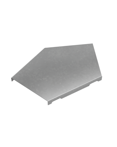 Крышка горизонтального угла 45 гр. 100 мм ПЛЮС HD85 КМ-профиль (KGLplus45-100 HD85) в Октябрьском Аксессуары для лотков Pintop.ru