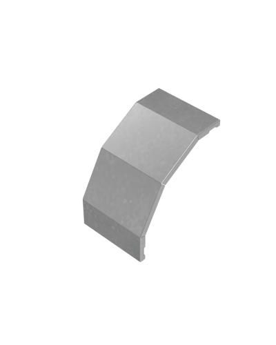 Крышка внешнего вертикального угла 90 гр. 150 мм ПЛЮС HD КМ-Профиль (KVLplus90-150 HD) в Октябрьском Аксессуары для лотков Pintop.ru