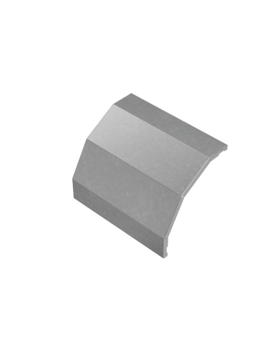 Крышка внешнего вертикального угла 90 гр. 300 мм ПЛЮС INOX304 КМ-Профиль (KVLplus90-300 INOX304) в Октябрьском Аксессуары для лотков Pintop.ru