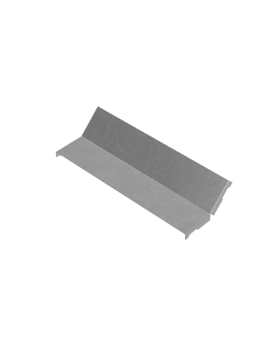 Крышка внутреннего вертикального угла 45 гр. 300 мм ПЛЮС INOX304 КМ-Профиль (KNLplus45-300 INOX304) в Октябрьском Аксессуары для лотков Pintop.ru