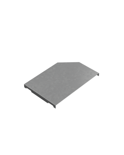 Крышка переходника левого 150-200 мм ПЛЮС КМ-Профиль (KPDplus150-200-L) в Октябрьском Аксессуары для лотков Pintop.ru