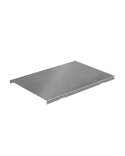 Крышка угла вертикального внешнего 500 мм с разворотом трассы на 90 гр. ПЛЮС HD КМ-Профиль (KVLPDplus90-500 HD) в Октябрьском Аксессуары для лотков Pintop.ru