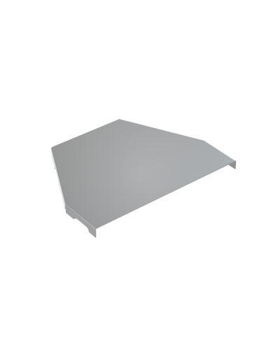 Крышка переходника центрального 100-150 мм КМ-Профиль (KPD100-150-C) в Октябрьском Аксессуары для лотков Pintop.ru