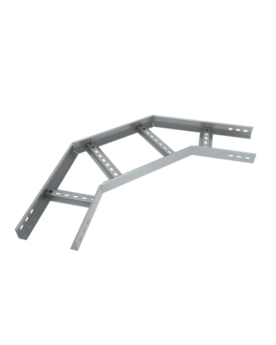 Угол лестничный горизонтальный 90 гр. 50х200х1,2 мм КМ-Профиль (LGL90-50-200-1.2) в Октябрьском Аксессуары для лотков Pintop.ru